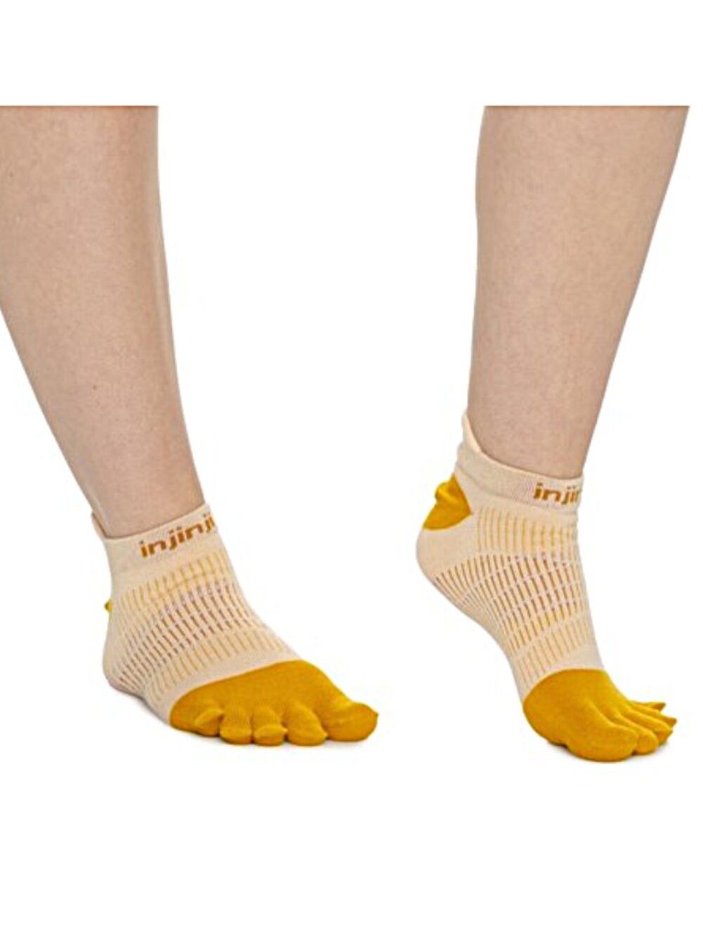 Injinji Run Lightweight No-Show Toe Socks - Below the Ankle (For Women)